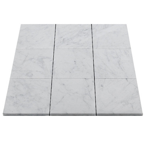 Carrara Italian White Wall and Floor Tile  4x4"
