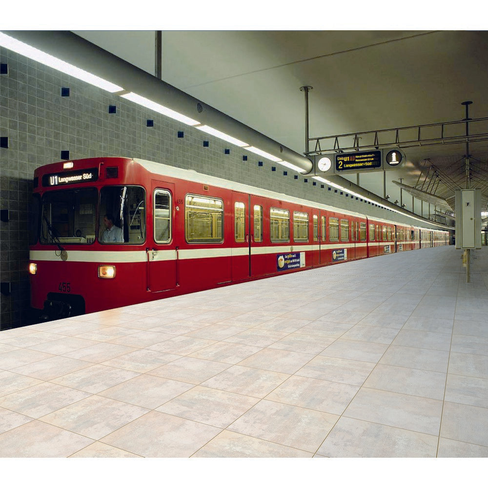 Italian Durango Cream Natural Finish Exterior Pool Paver  24" x 24"