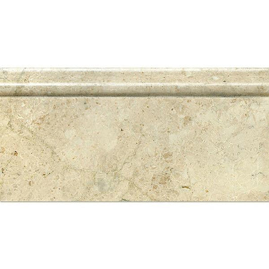 Cappuccino Polished Baseboard Trim Tile  4 3/4x12"