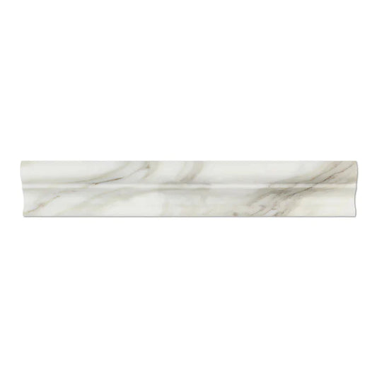 Calacatta Oliva Marble Molding 2" X 12" Milano Molding