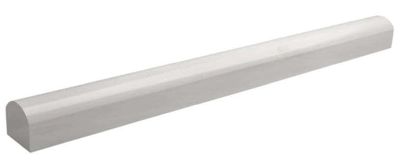 Bianco Dolomite Polished Pencil Liner Wall Trim Tile  3/4"x12"