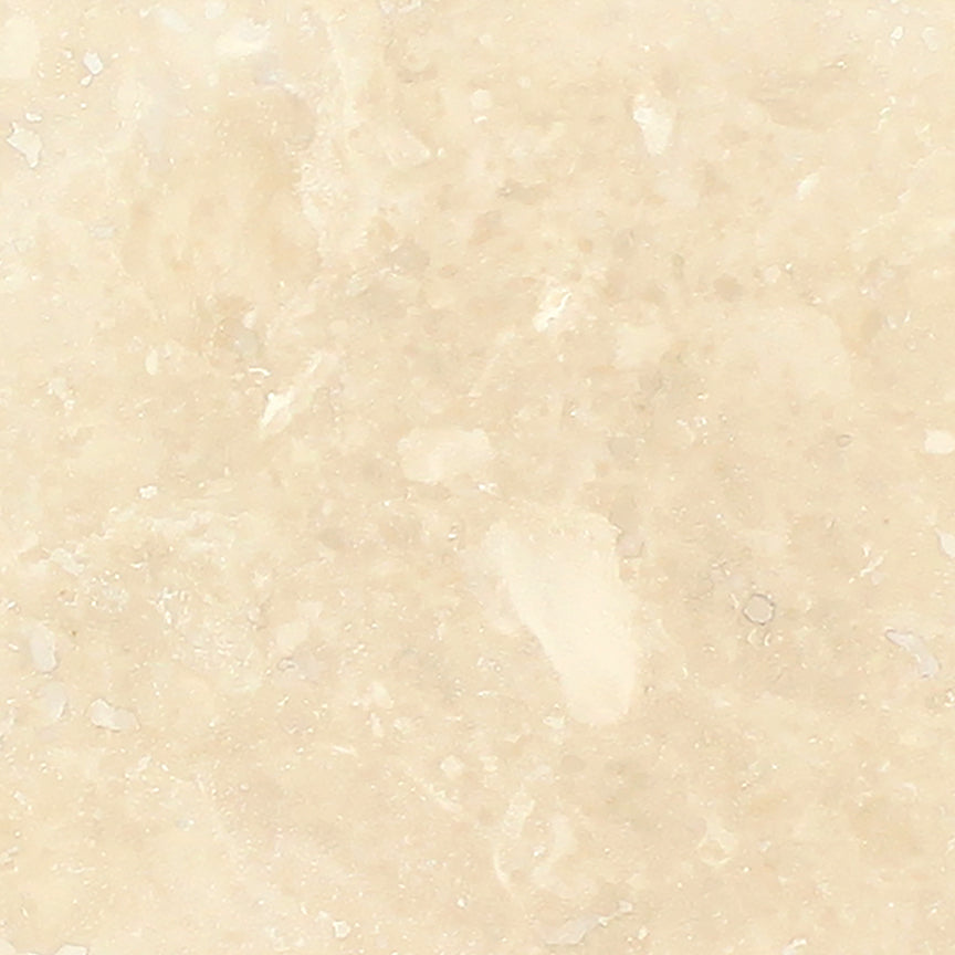 Ivory Travertine Filled & Polished Wall and Floor Tile 12x12"