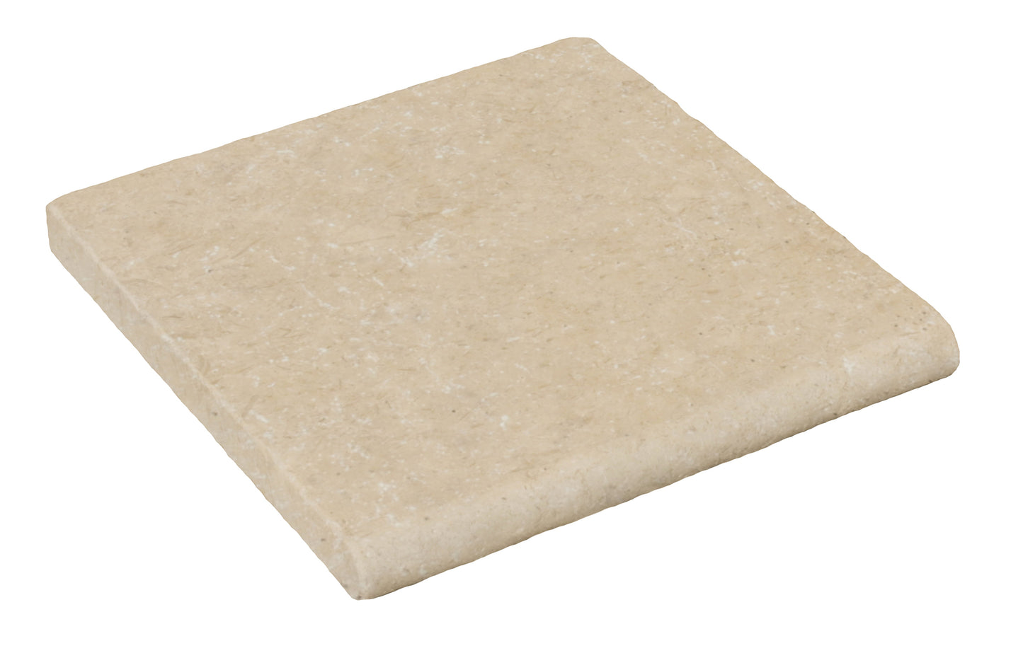 Latte Travertine Tumbled Pool Coping 12X12" 2"