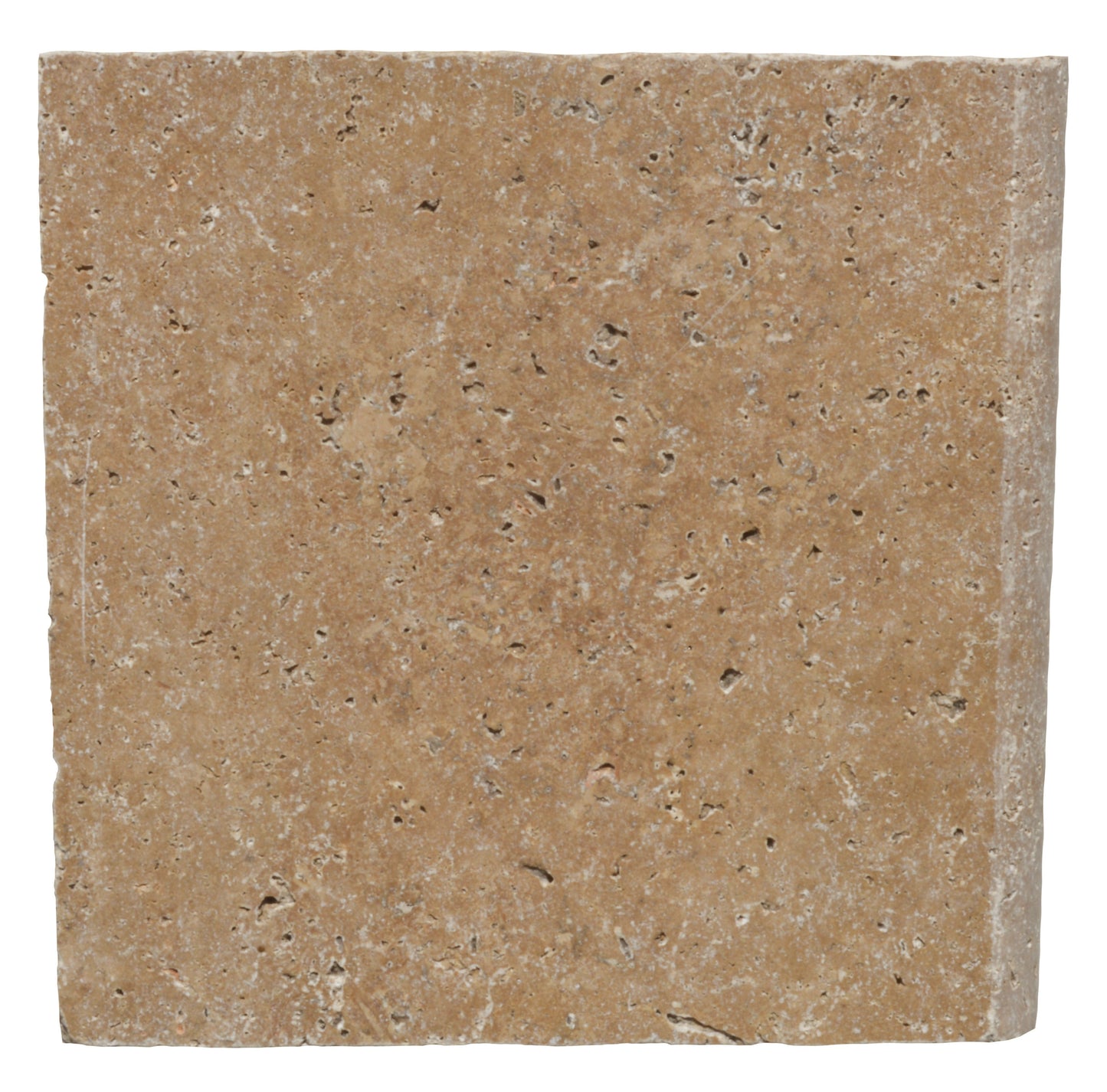 Mocha Noce Travertine Tumbled Pool Coping 12x12" 2"