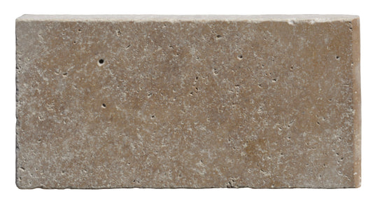 Noce Travertine Tumbled Pool Coping 6X12" 1 1/4"