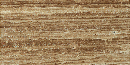 Noce Exotic Travertine Unfilled & Brushed Wall and Floor Tile - 3x6"