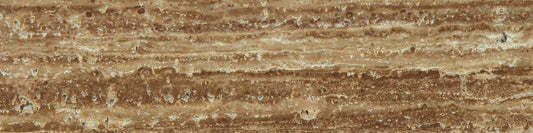 Noce Exotic Travertine Unfilled & Brushed Wall and Floor Tile - 6x24"