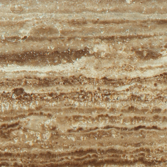 Noce Exotic Travertine Unfilled & Brushed Wall and Floor Tile -  18x18"