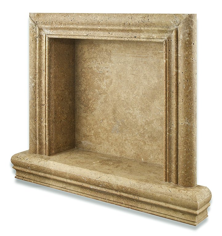 Noce Travertine Handmade Shampoo Niche Accessories - Small