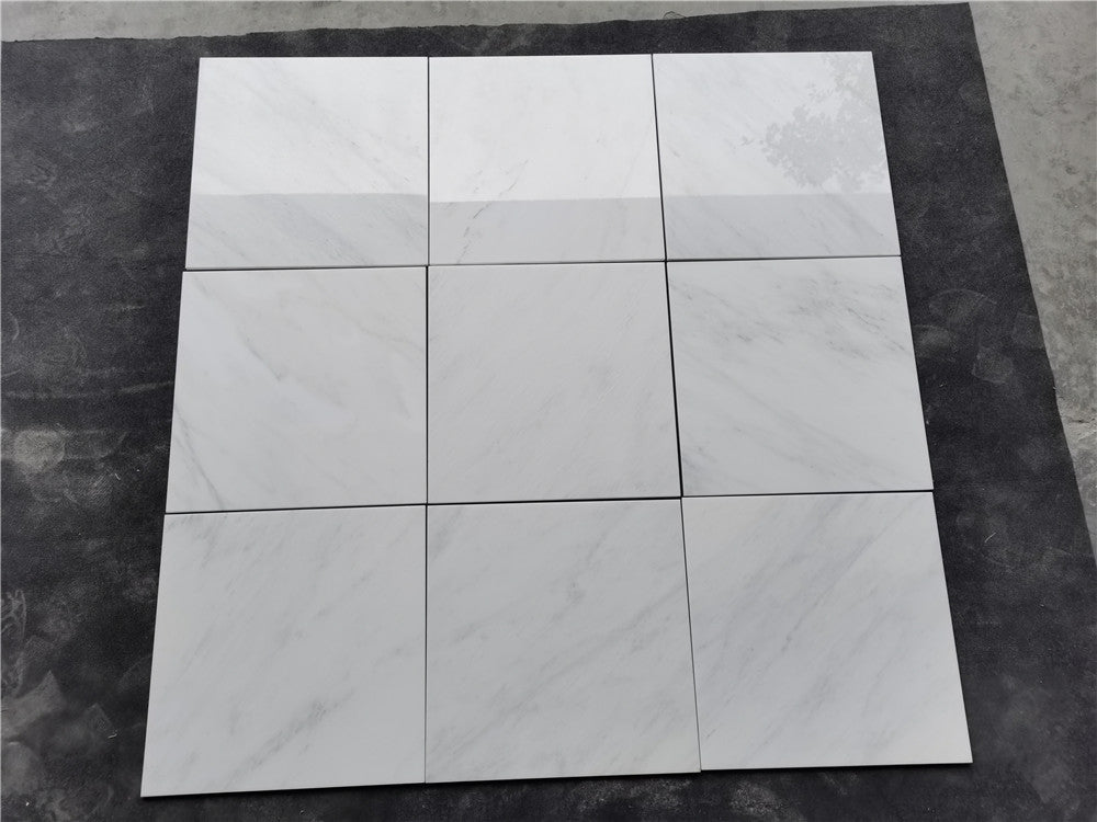 Oriental White Wall and Floor Tile 18x18"