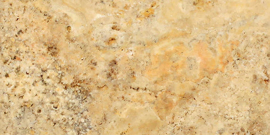 Scabos Travertine Filled & Honed Wall and Floor Vein Cut Tile 12x24"