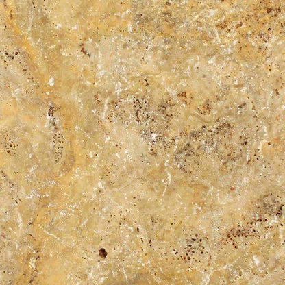 Scabos Travertine Brushed & Chiseled Floor Tile 18x18"