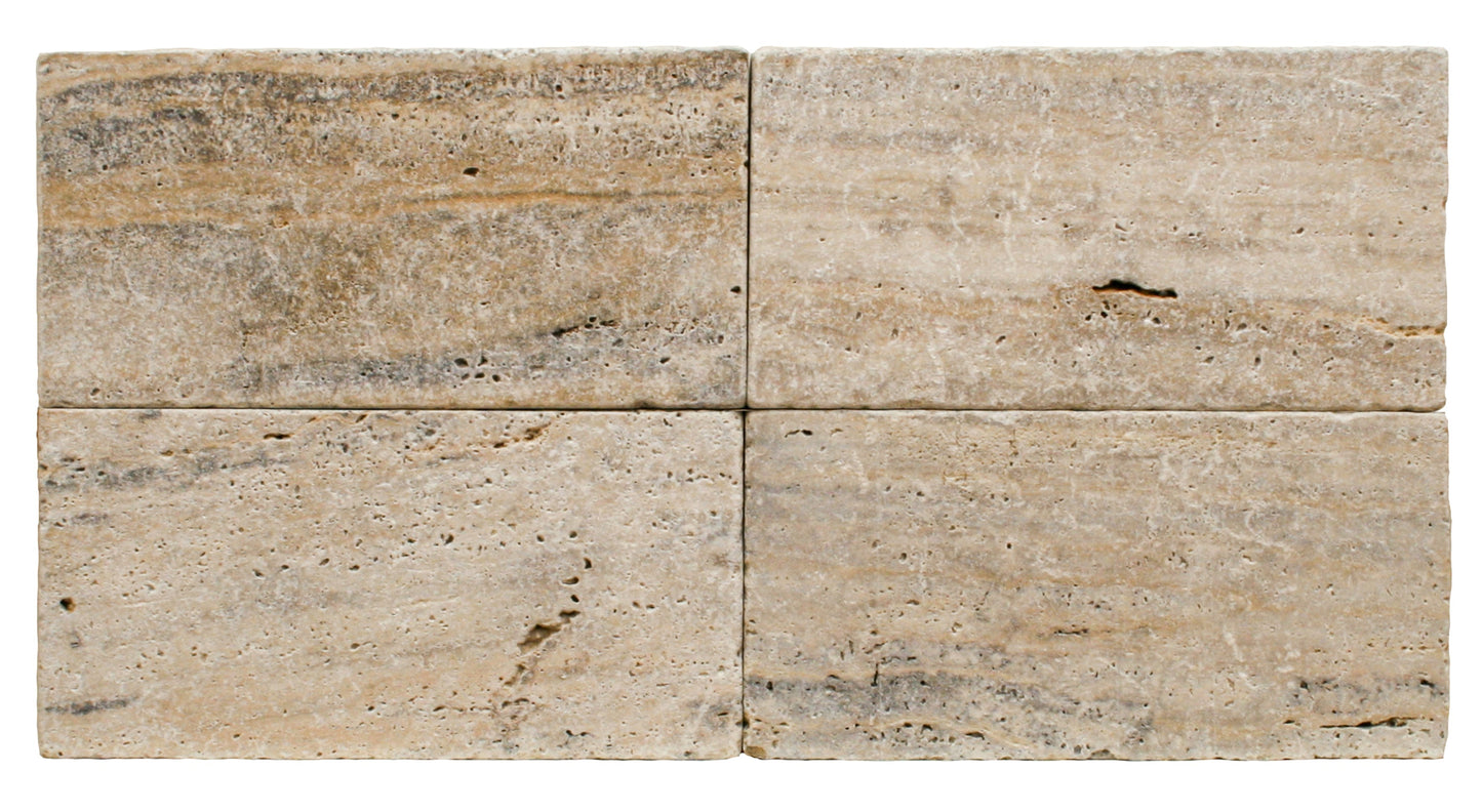 Scabos Travertine Paver 12X24 1 1/4 Tumbled