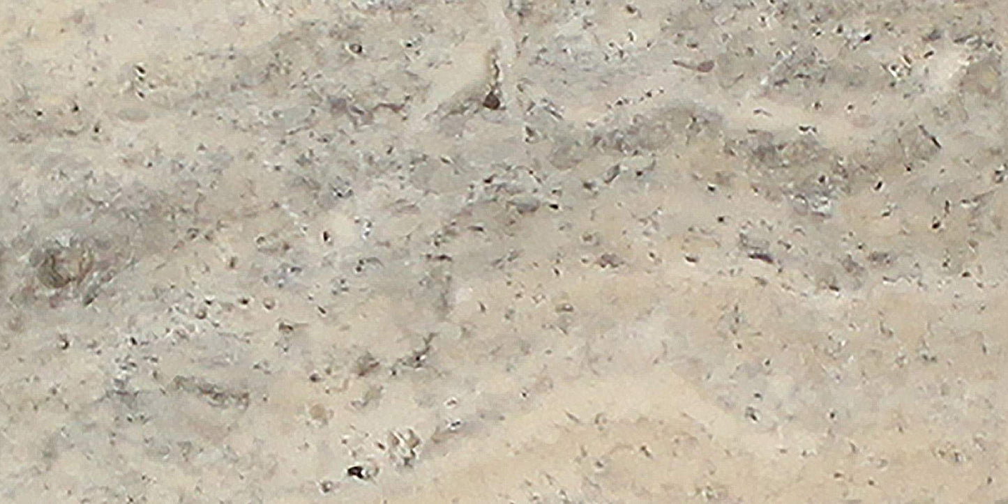 Silver Travertine Filled & Honed Wall and Floor Tile (Vein-cut) 12x24"