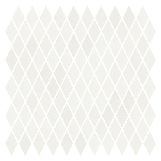 Thassos White 1" X 2" Diamond / Rhomboid Mosaic Polished