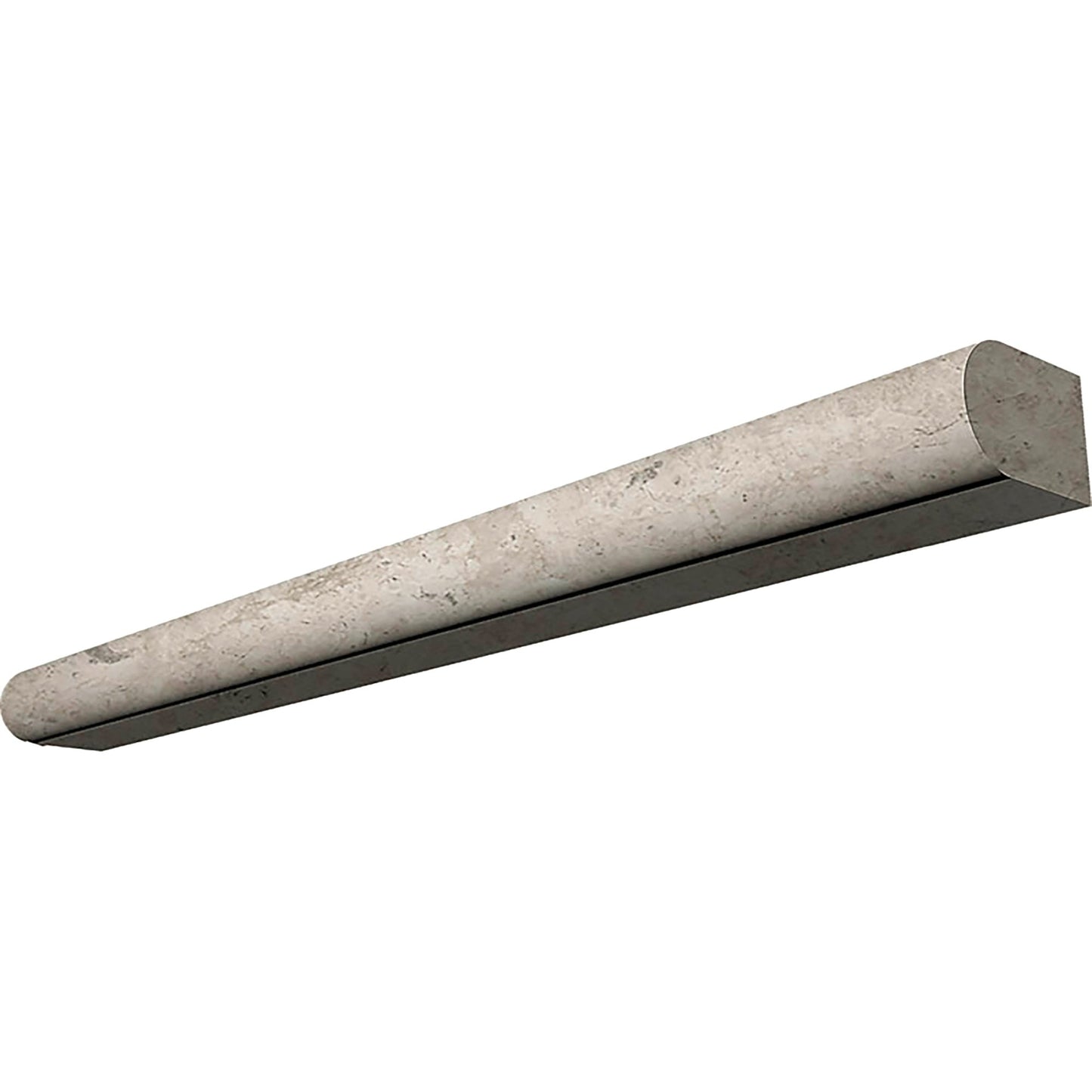 Tundra Gray Marble Pencil Liner Trim Tile 1/2" X 12"