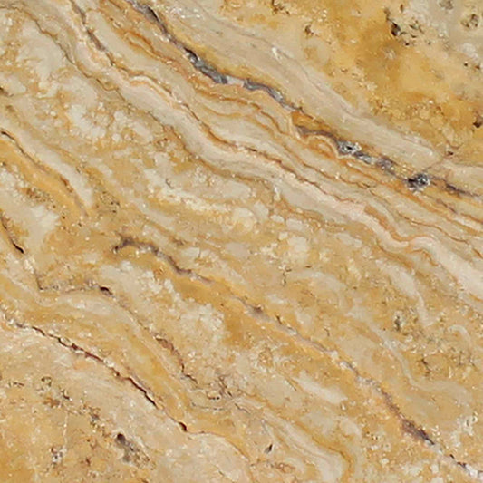Valencia Travertine Tumbled Wall and Floor Tile 6x6"
