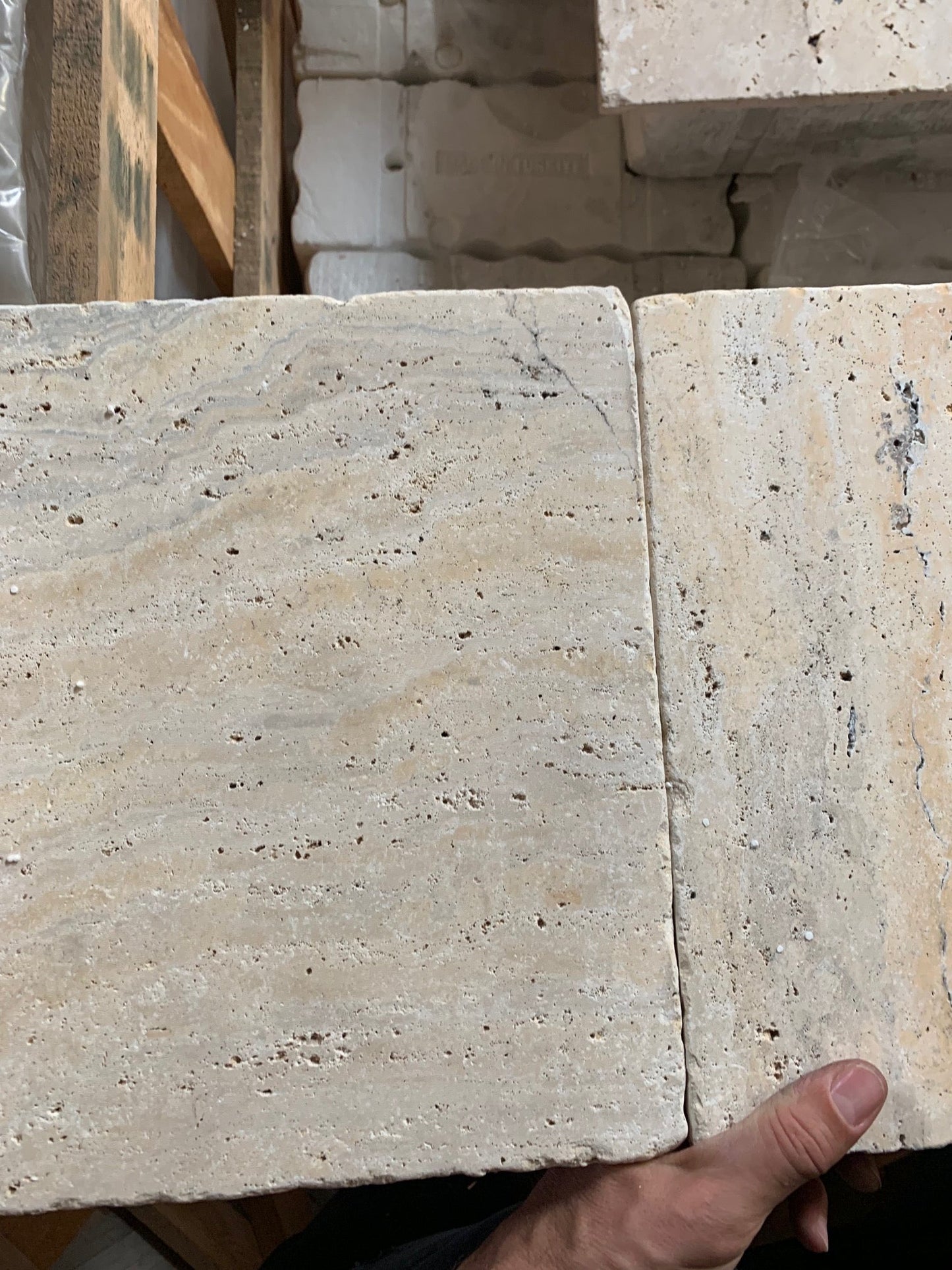 Valencia Travertine Tumbled Wall and Floor Tile 12x12"