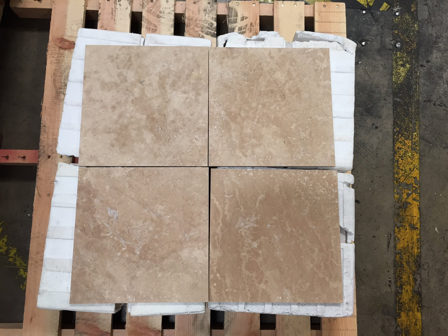 Walnut Travertine Filled & Honed Premium Wall and Floor Tile 12x12"