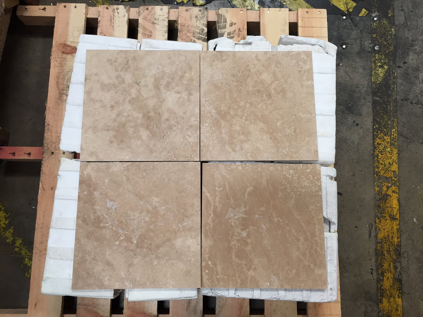 Walnut Travertine Filled & Honed Premium Wall and Floor Tile 12x12"