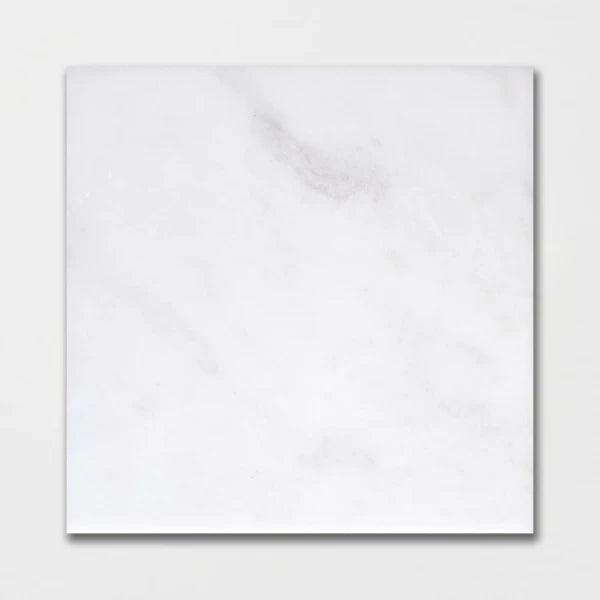 Afyon White Polished Wall and Floor Tile  12"x12"