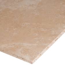 Oyster Travertine Tile 16" X 24" 3/8 Filled & Honed Tile